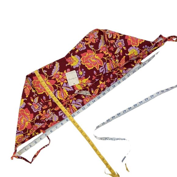 FREE PEOPLE Summer Of Love TOP Bandeau CONVERTIBLE TOP WINE PURPLE S L - Picture 10 of 15